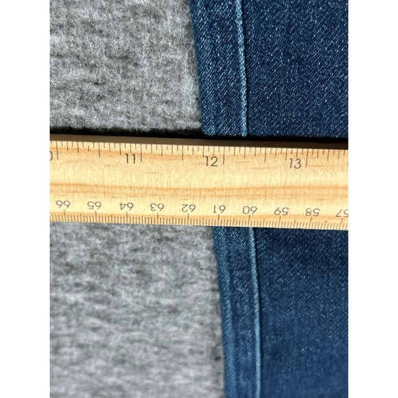 Lacoste Jeans Straight Fit‎ Dark Wash Stretch Waist Womens Size 42x30 - Picture 9 of 12